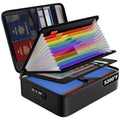 exclusive ENGPOW Fireproof File Organizer Bag with 13 Colorful Collection