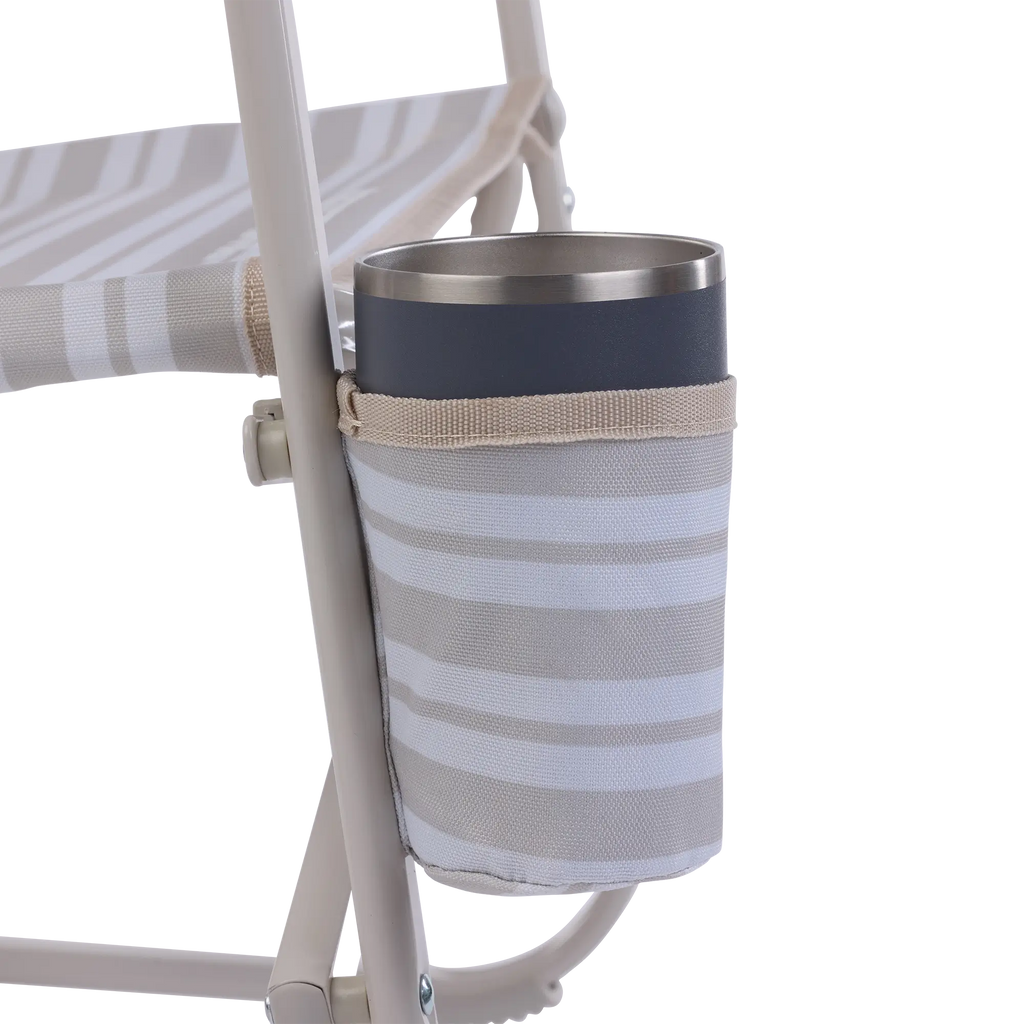 Smooth Motion Beach Rocker - Choice 712 - Heavy-Duty Kickback Rocker with Beverage Holder Detail