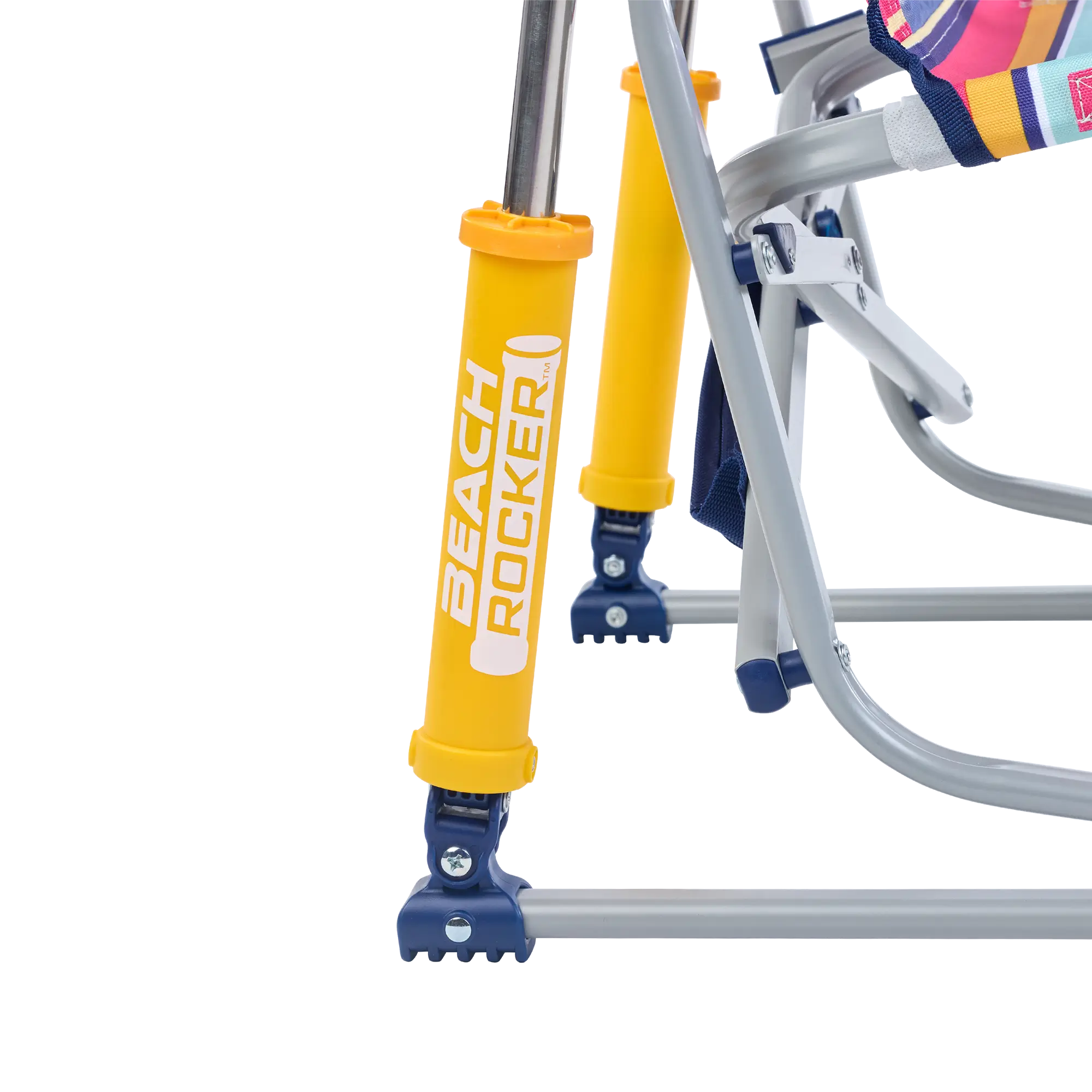 Smooth Motion Beach Rocker - Choice 712 - Heavy-Duty Kickback Rocker with Beverage Holder Detail