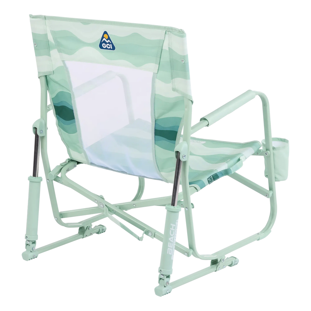 Smooth Motion Beach Rocker - Choice 712 - Heavy-Duty Kickback Rocker with Beverage Holder Detail