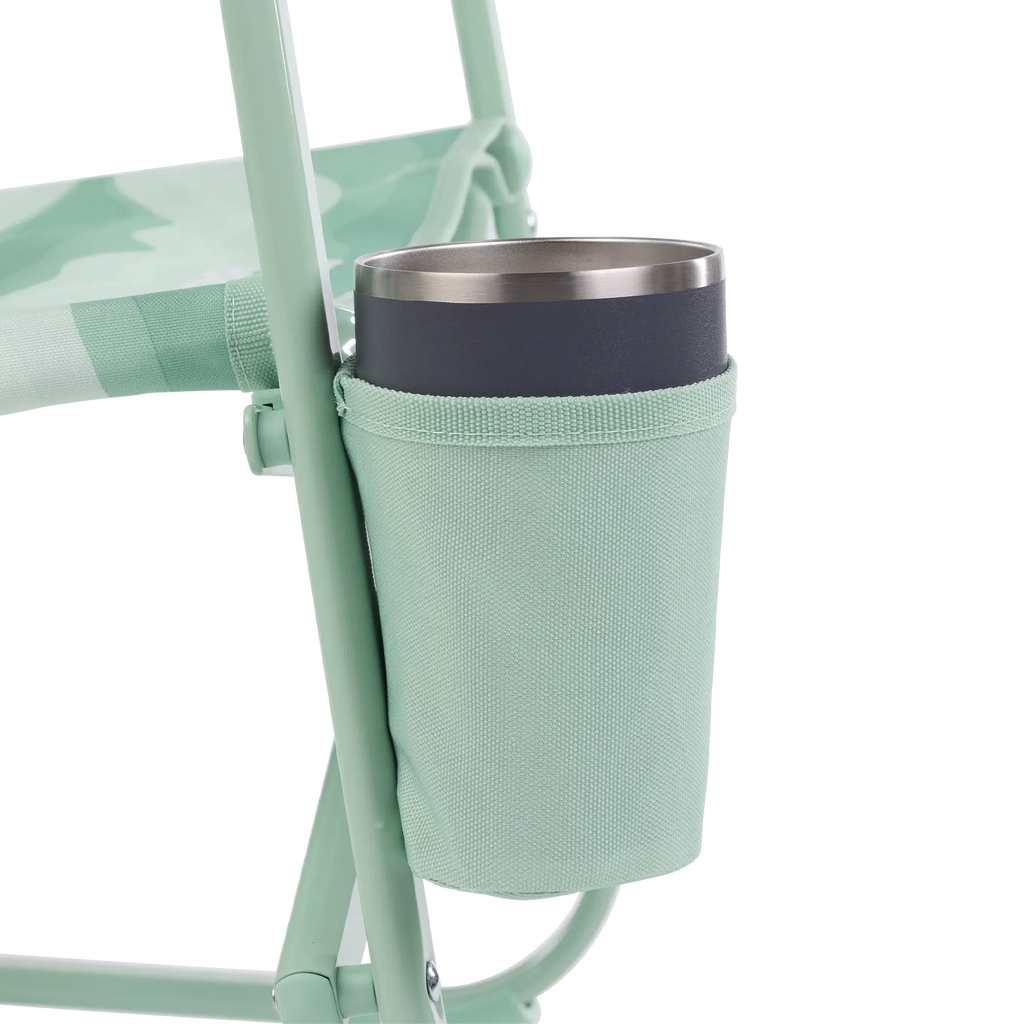 Smooth Motion Beach Rocker - Choice 712 - Heavy-Duty Kickback Rocker with Beverage Holder Detail