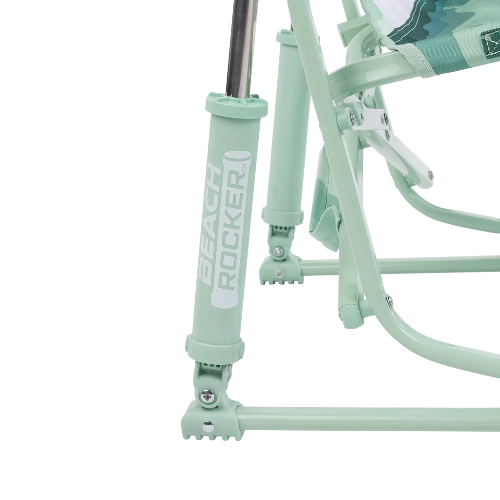 Smooth Motion Beach Rocker - Choice 712 - Heavy-Duty Kickback Rocker with Beverage Holder Detail