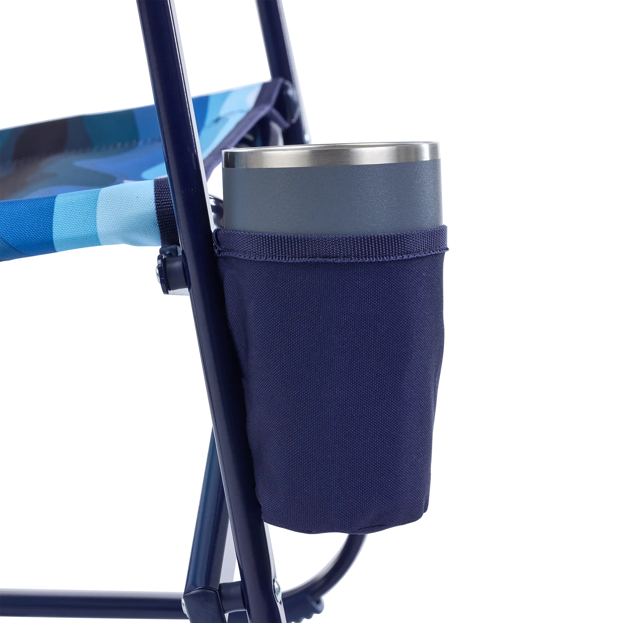 Smooth Motion Beach Rocker - Choice 712 - Heavy-Duty Kickback Rocker with Beverage Holder Detail