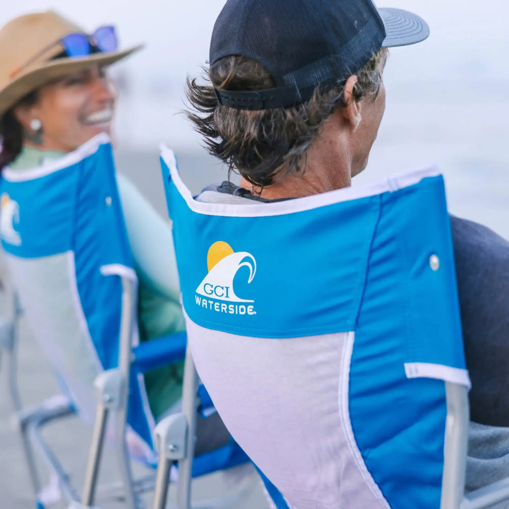 Patented Spring-Action Beach Rocker Bundle - Choice 773 - RoadTrip Rocker Smooth Motion Camp Chair Detail