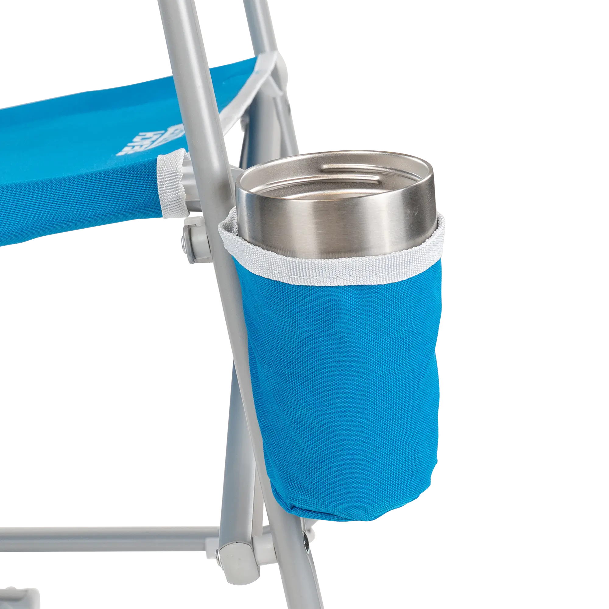 Smooth Motion Beach Rocker - Choice 712 - Heavy-Duty Kickback Rocker with Beverage Holder Detail