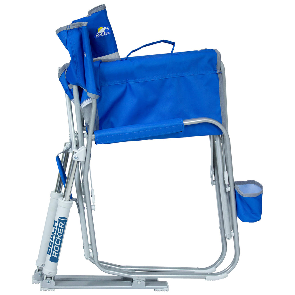 Patented Spring-Action Beach Rocker Bundle - Choice 773 - RoadTrip Rocker Smooth Motion Camp Chair Detail