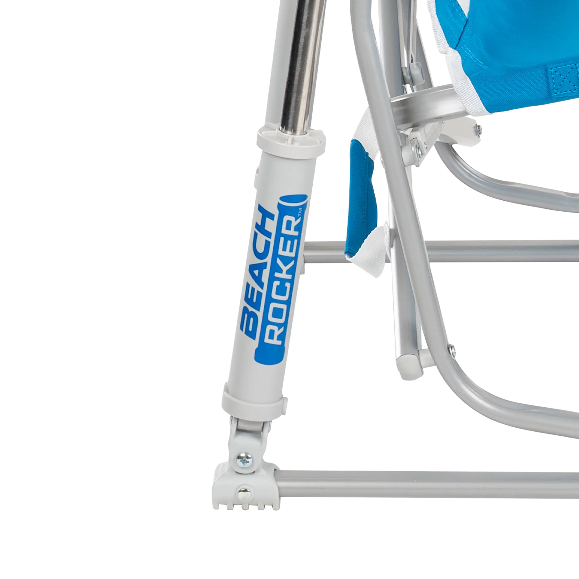 Smooth Motion Beach Rocker - Choice 712 - Heavy-Duty Kickback Rocker with Beverage Holder Detail