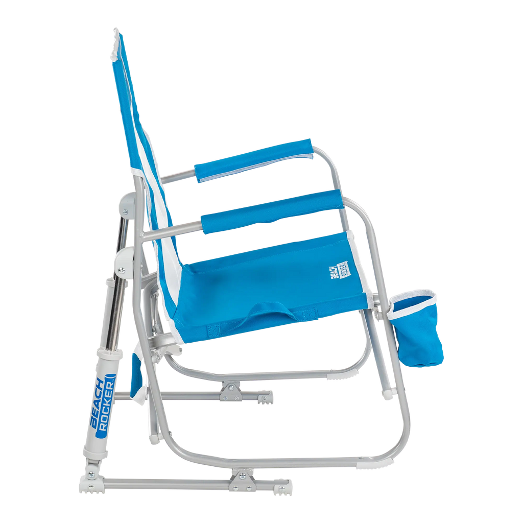 Smooth Motion Beach Rocker - Choice 712 - Heavy-Duty Kickback Rocker with Beverage Holder Detail