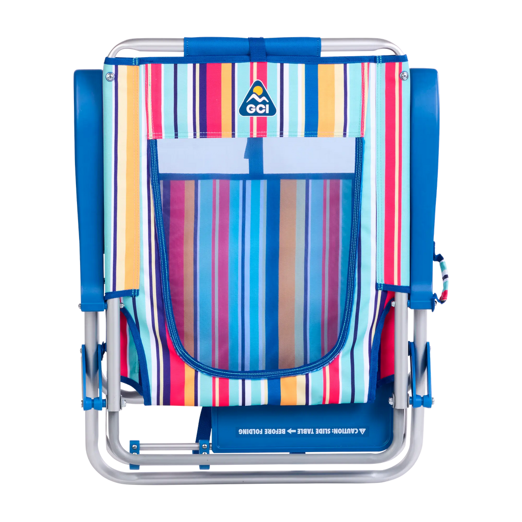 Reclining Beach Big Surf with Slide Table - Choice 334 - Rust-Resistant Aluminum Sand-Friendly Lounge Chair Detail