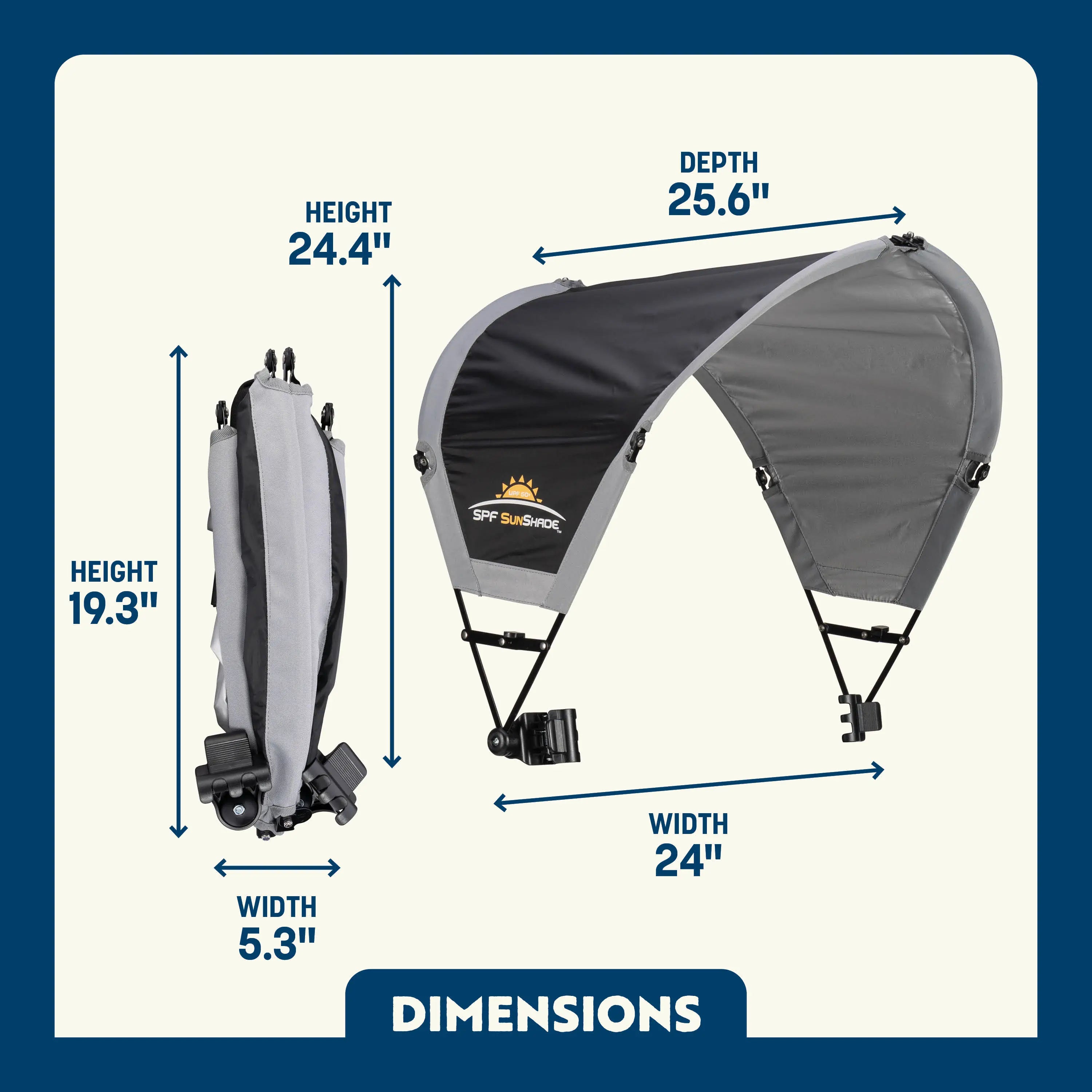 UV-Protection SunShade Accessory - Choice 361 - Instant Sunshade Umbrella for Tailgating Detail