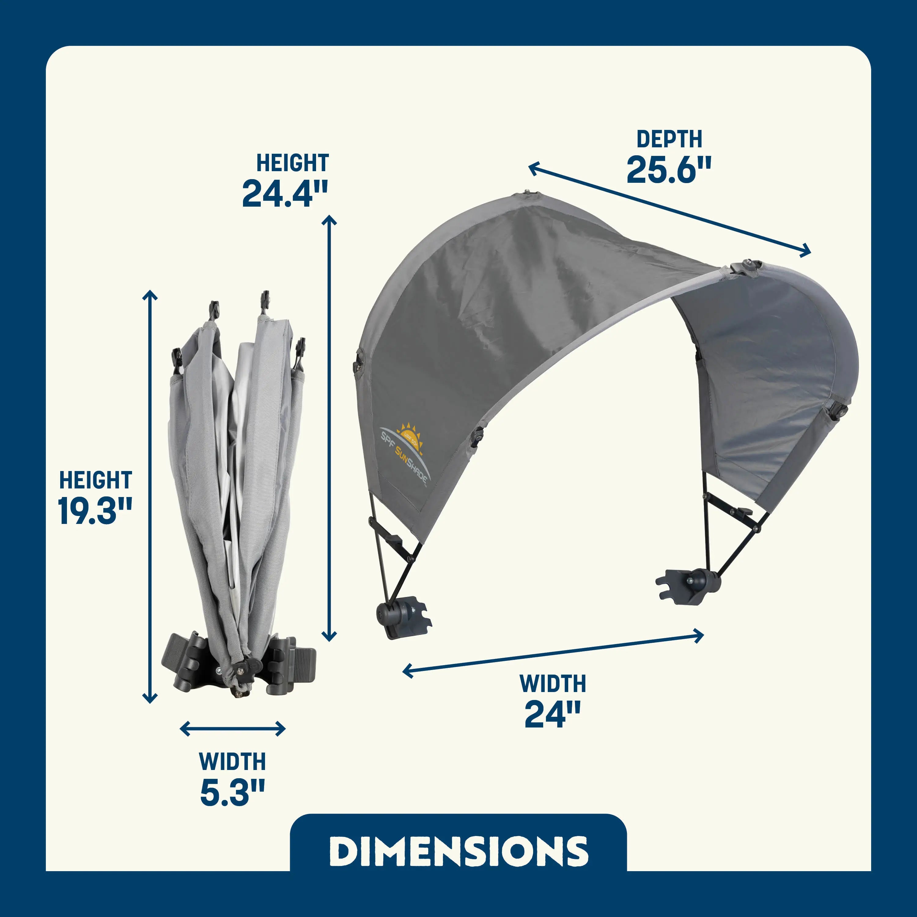UV-Protection SunShade Accessory - Choice 361 - Instant Sunshade Umbrella for Tailgating Detail