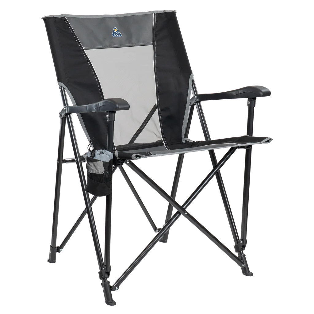 Lightweight Messenger Eazy Chair - Choice 976 - Pico Compact Folding Camp Chair with Carry Bag - Black