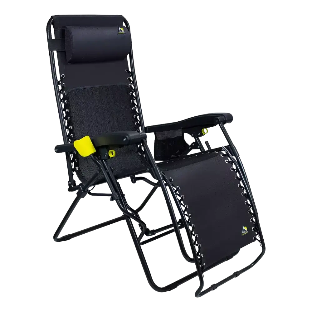 Backpack Travel Freeform Zero Gravity Lounger Bundle - Choice 507 - Multi-Position Outdoor Beach Chair with Pillow Detail