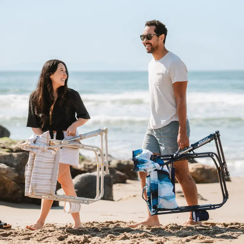 Smooth Motion Beach Rocker - Choice 712 - Heavy-Duty Kickback Rocker with Beverage Holder Detail