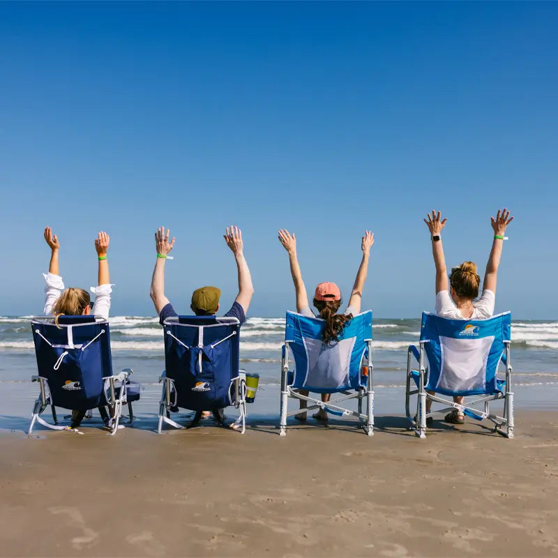 Smooth Motion Beach Rocker - Choice 712 - Heavy-Duty Kickback Rocker with Beverage Holder Detail