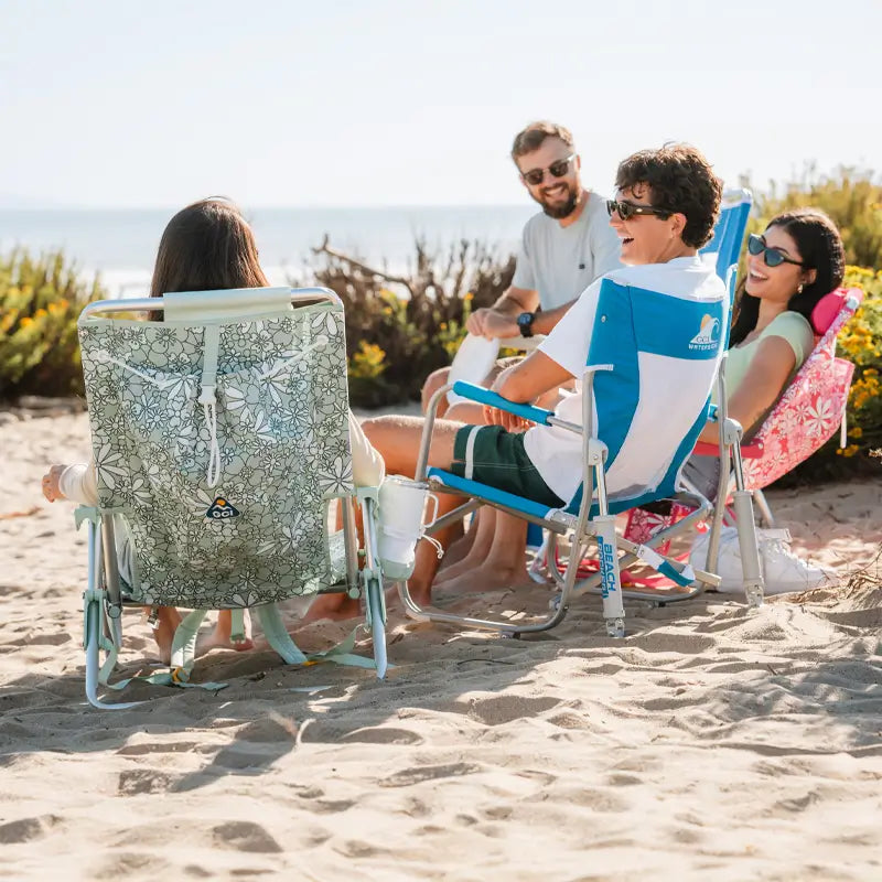 Smooth Motion Beach Rocker - Choice 712 - Heavy-Duty Kickback Rocker with Beverage Holder Detail