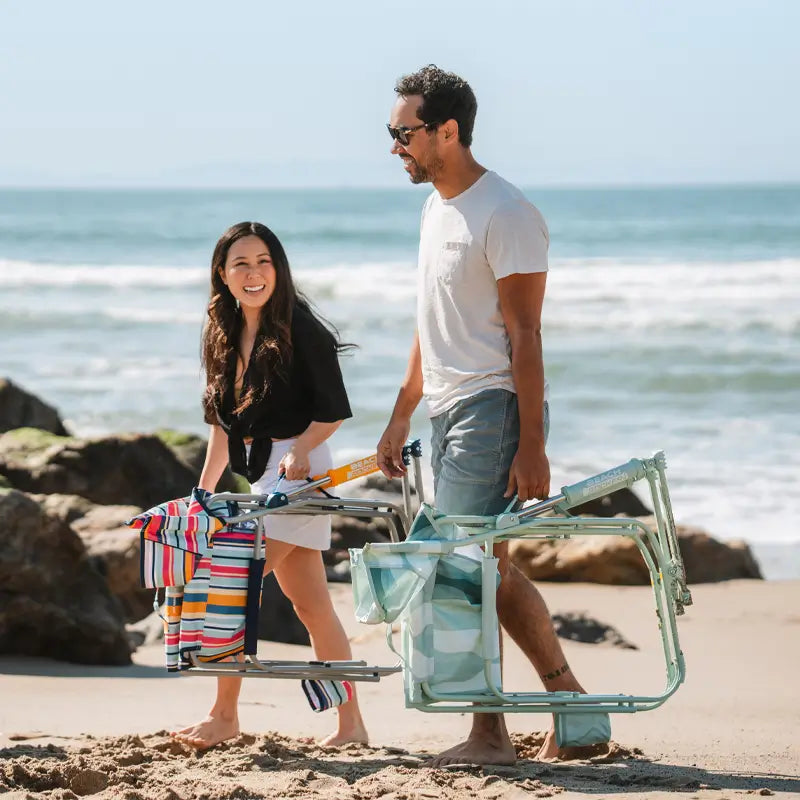 Smooth Motion Beach Rocker - Choice 712 - Heavy-Duty Kickback Rocker with Beverage Holder Detail
