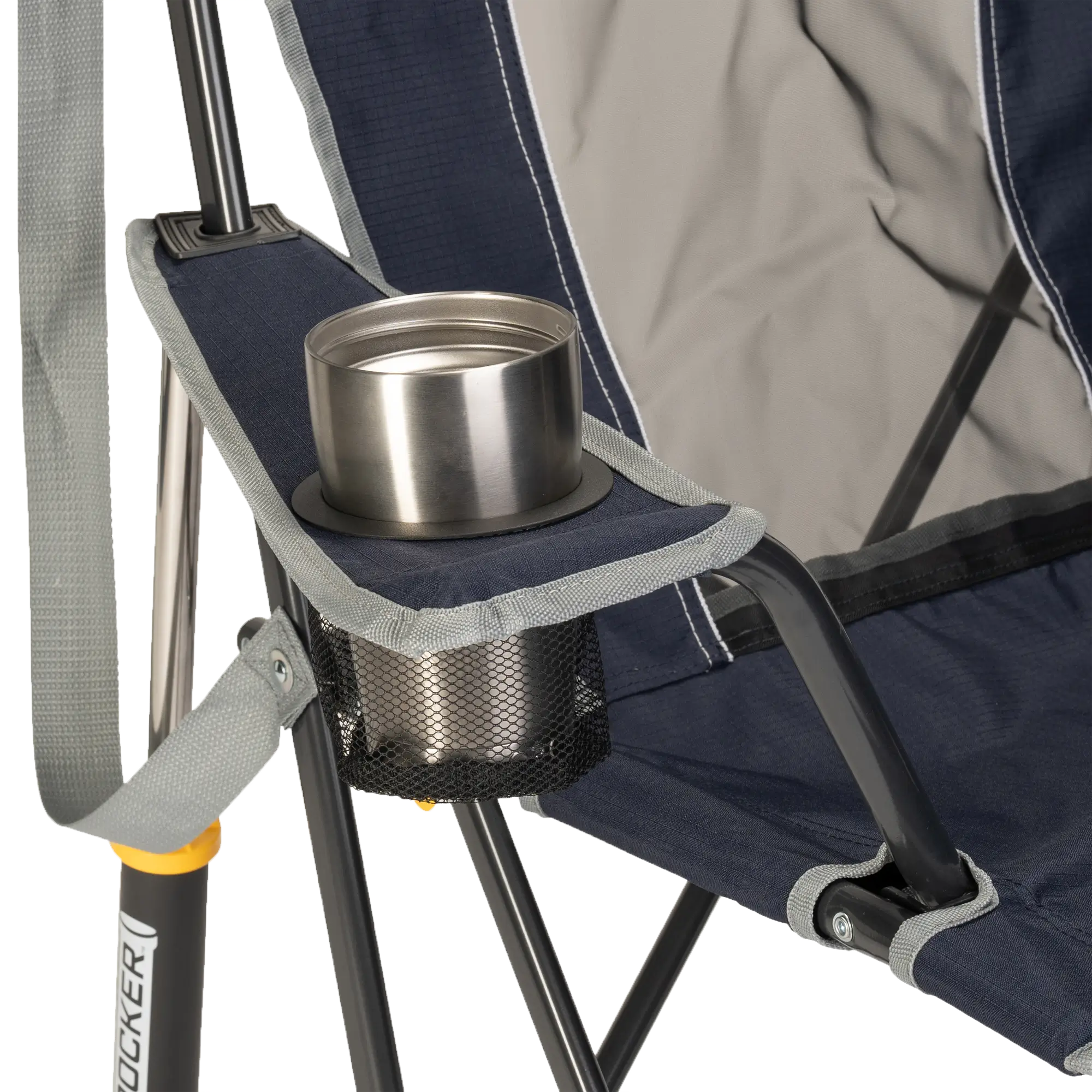 Premium All-Weather Comfort Pro Rocker - Choice 375 - RoadTrip Rocker Smooth Motion Camp Chair Detail