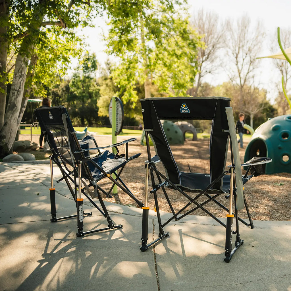 Premium All-Weather Comfort Pro Rocker - Choice 375 - RoadTrip Rocker Smooth Motion Camp Chair Detail