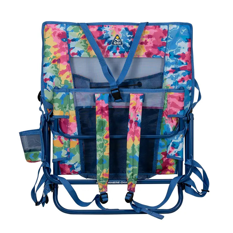 Backpack Travel Everywhere Chair 2 - Choice 656 - Low-Profile Reclining Beach Chair with Backpack Straps Detail