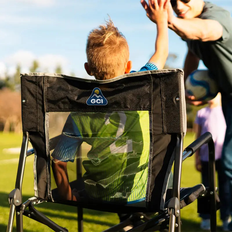 Smooth Motion Freestyle Rocker - Choice 711 - Patented Spring-Action Rocking Chair for Camping Detail