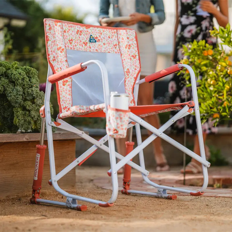 Smooth Motion Freestyle Rocker - Choice 711 - Patented Spring-Action Rocking Chair for Camping Detail