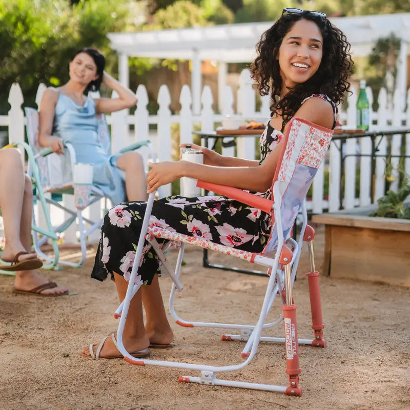 Smooth Motion Freestyle Rocker - Choice 711 - Patented Spring-Action Rocking Chair for Camping Detail