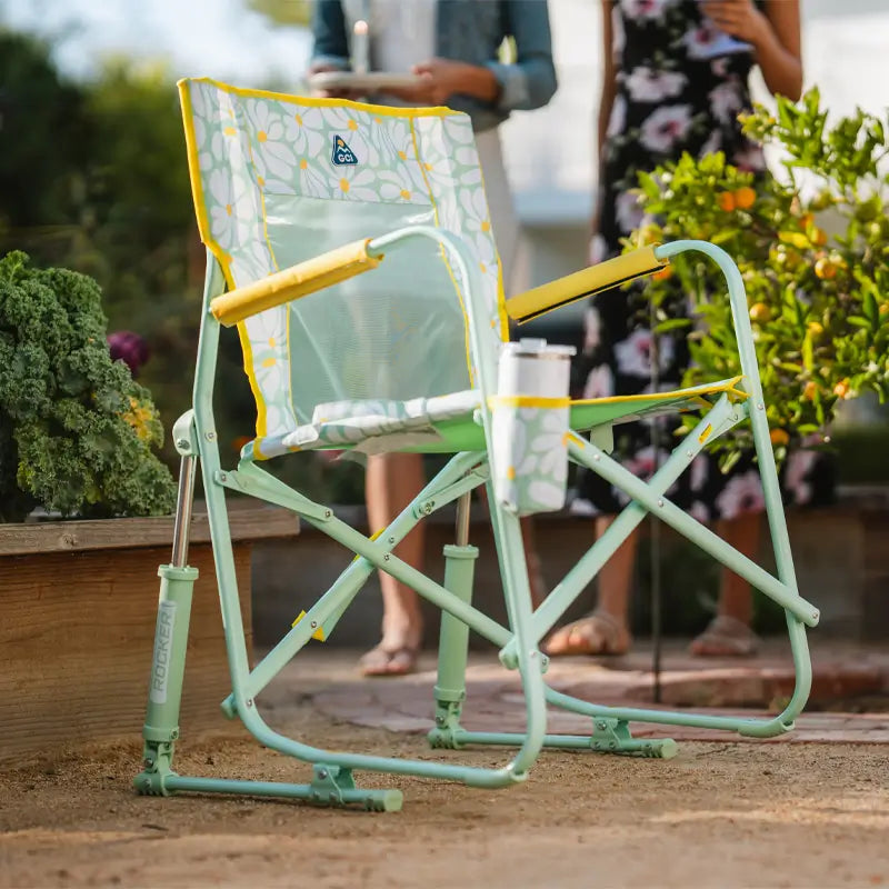 Smooth Motion Freestyle Rocker - Choice 711 - Patented Spring-Action Rocking Chair for Camping Detail