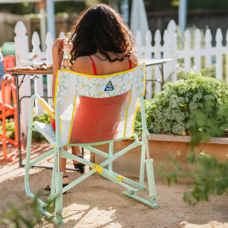 Smooth Motion Freestyle Rocker - Choice 711 - Patented Spring-Action Rocking Chair for Camping Detail