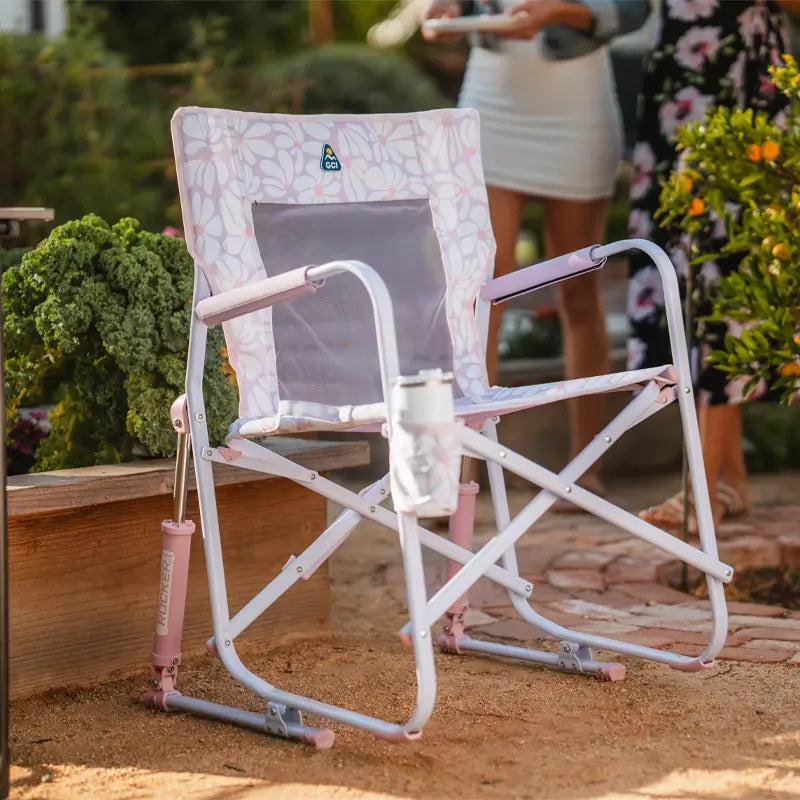 Smooth Motion Freestyle Rocker - Choice 711 - Patented Spring-Action Rocking Chair for Camping Detail