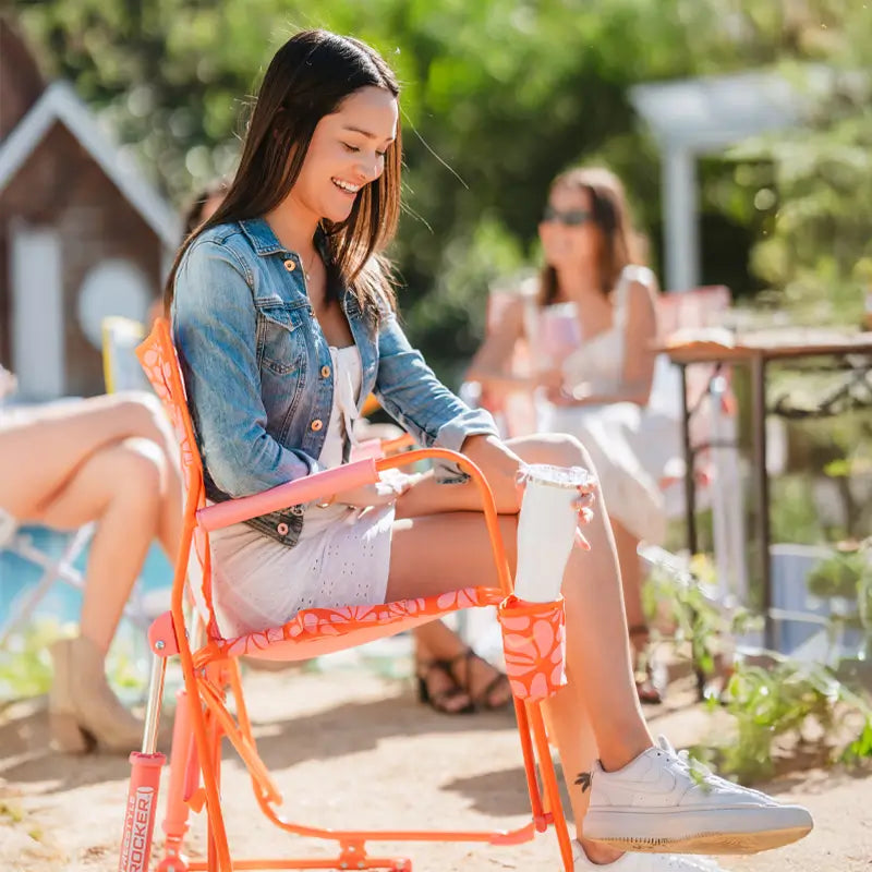 Smooth Motion Freestyle Rocker - Choice 711 - Patented Spring-Action Rocking Chair for Camping Detail