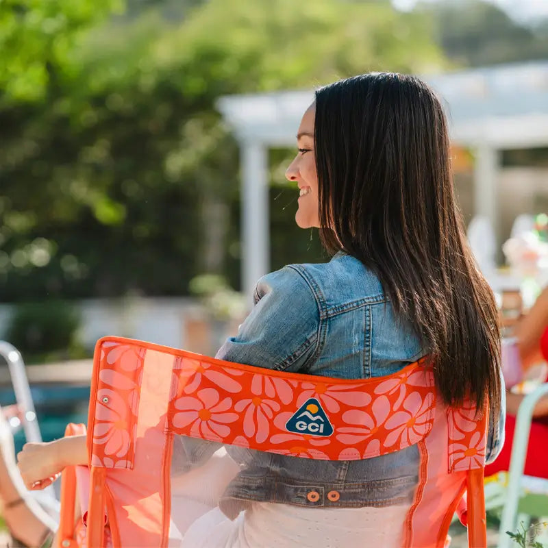 Smooth Motion Freestyle Rocker - Choice 711 - Patented Spring-Action Rocking Chair for Camping Detail