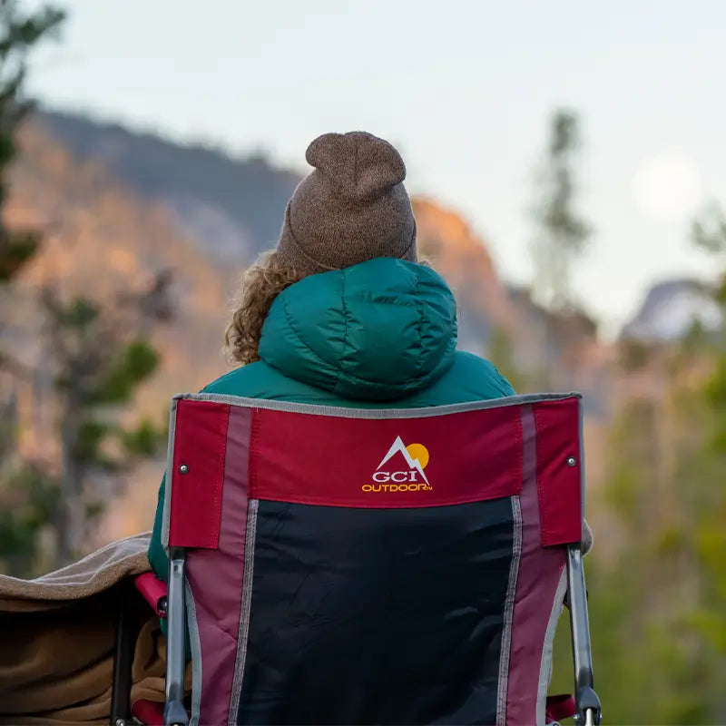 Smooth Motion Freestyle Rocker - Choice 711 - Patented Spring-Action Rocking Chair for Camping Detail