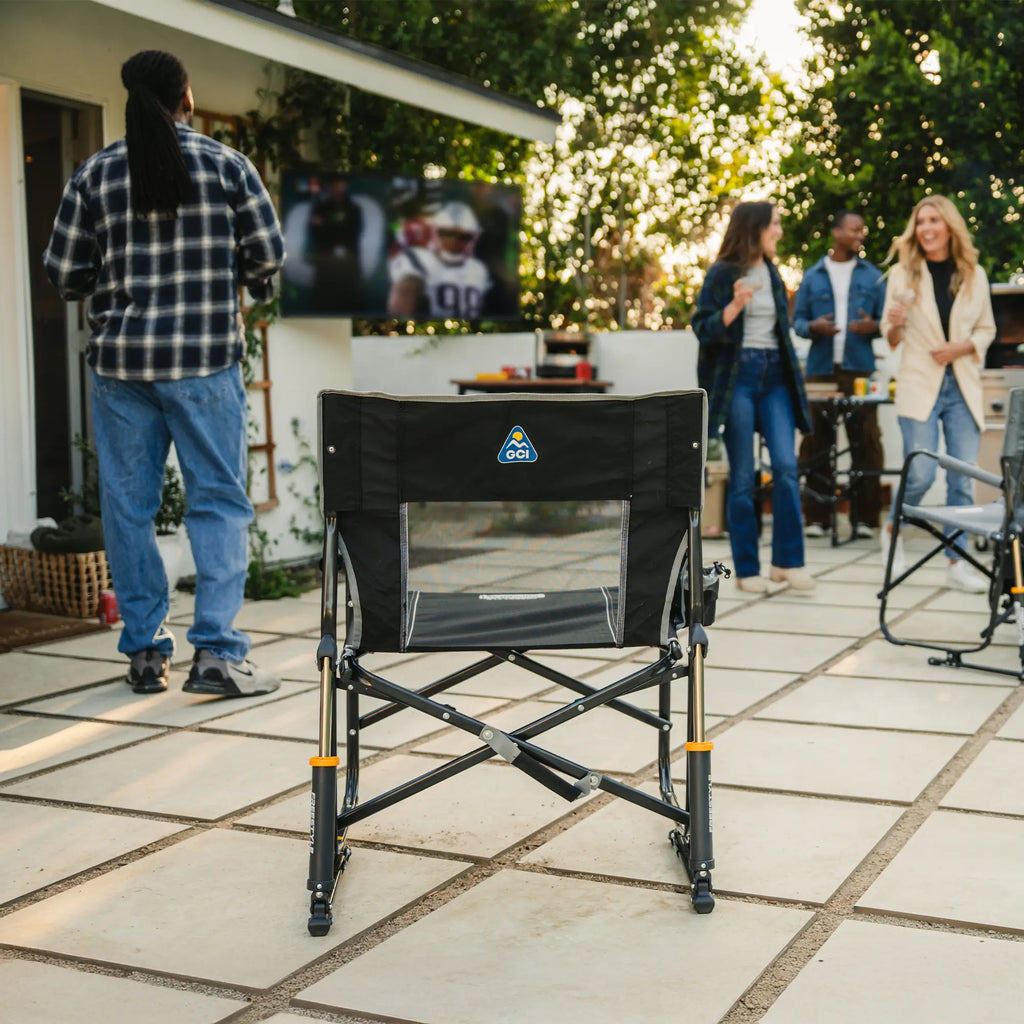 Smooth Motion Freestyle Rocker - Choice 711 - Patented Spring-Action Rocking Chair for Camping Detail