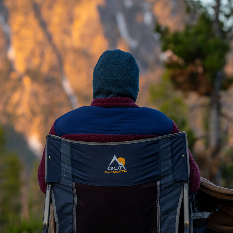 Premium All-Weather Freestyle Rocker XL - Choice 552 - Freestyle Rocker Portable Outdoor Folding Chair Detail
