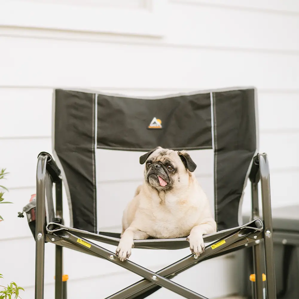Premium All-Weather Freestyle Rocker XL - Choice 552 - Freestyle Rocker Portable Outdoor Folding Chair Detail