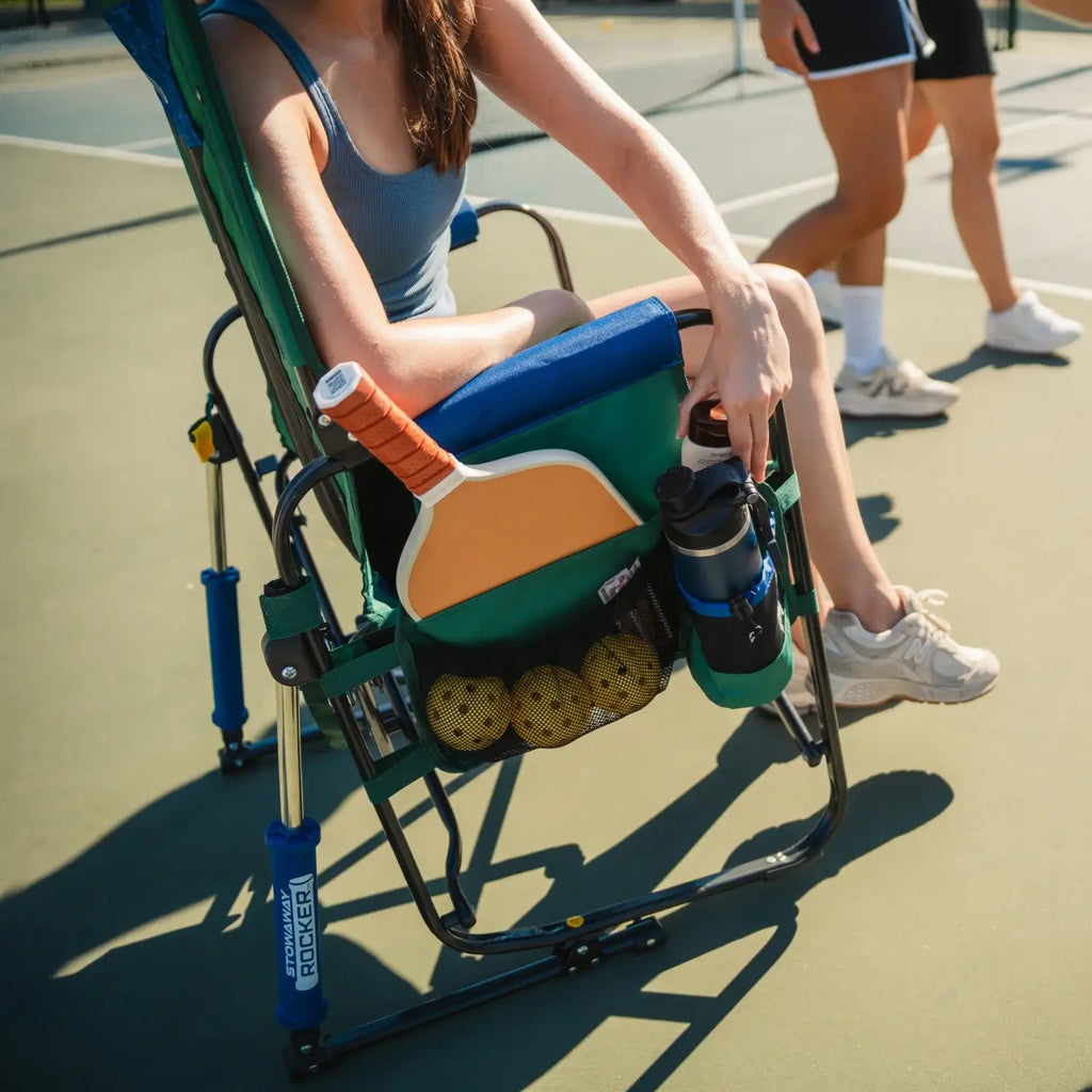 Luxury Camp Stowaway Rocker - Choice 794 - Patented Spring-Action Rocking Chair for Camping Detail