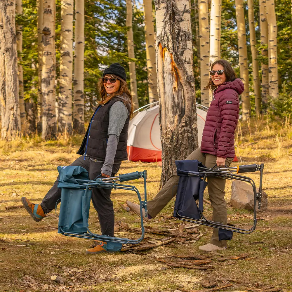 Premium All-Weather Grab & Go Rocker - Choice 551 - Patented Spring-Action Rocking Chair for Camping Detail