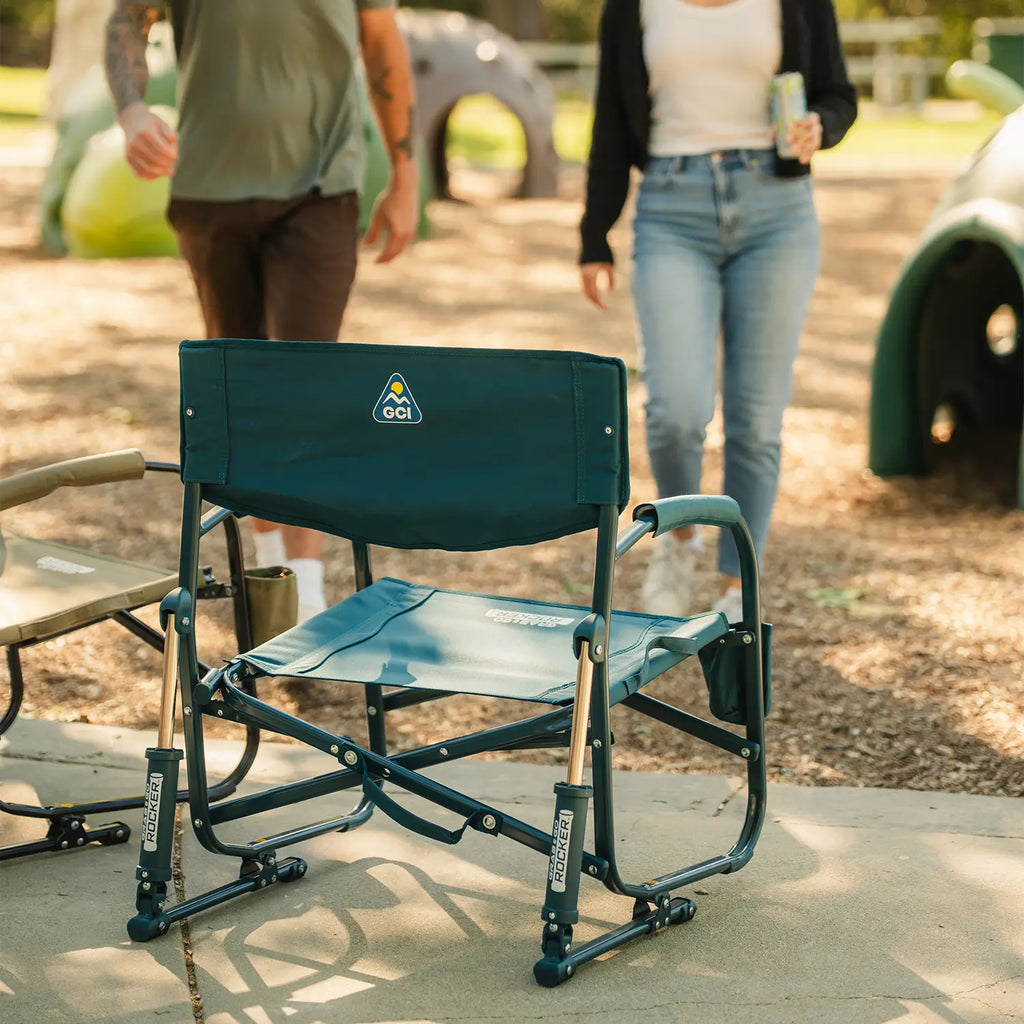 Premium All-Weather Grab & Go Rocker - Choice 551 - Patented Spring-Action Rocking Chair for Camping Detail