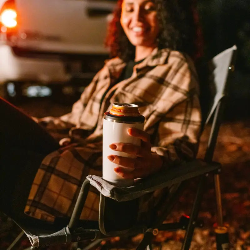 Heavy-Duty Freestyle Kickback Rocker - Choice 345 - Patented Spring-Action Rocking Chair for Camping Detail