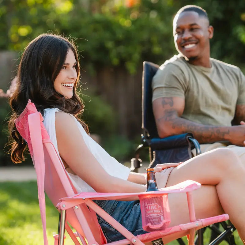 Heavy-Duty Freestyle Kickback Rocker - Choice 345 - Patented Spring-Action Rocking Chair for Camping Detail