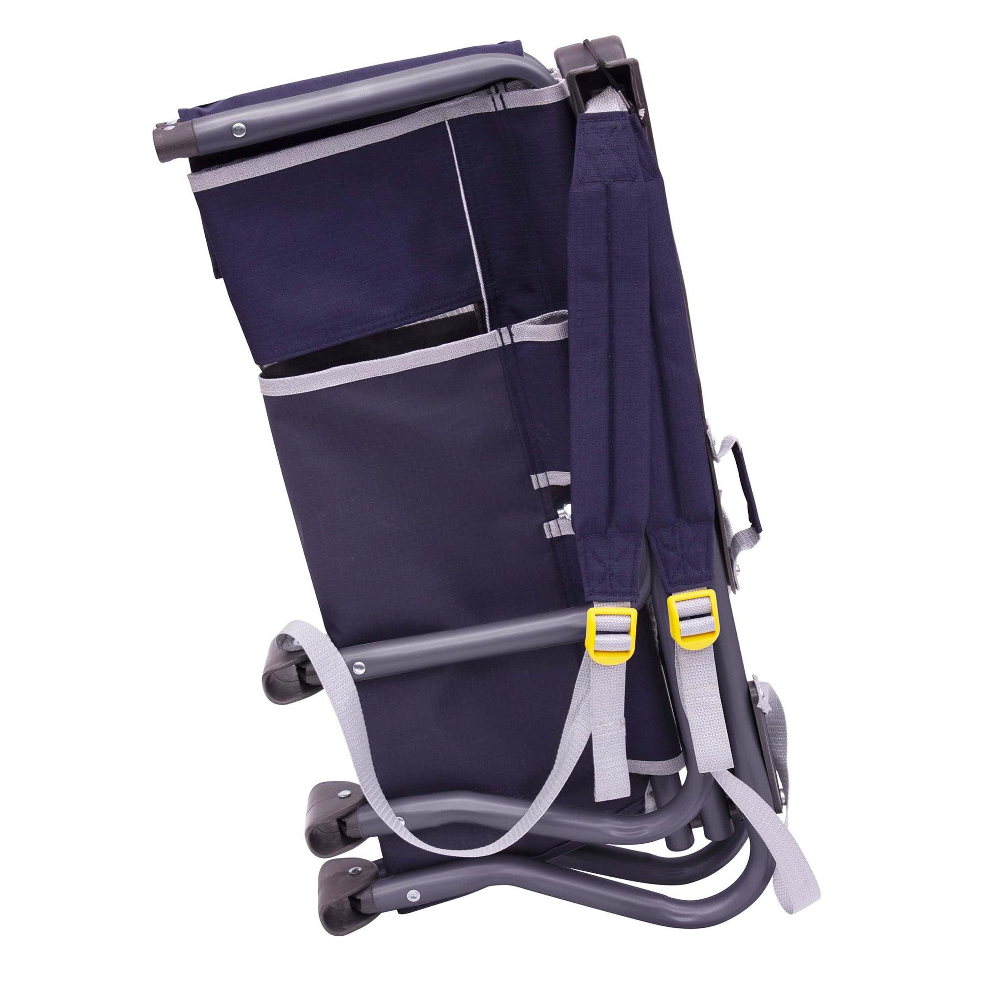 Space-Saving Pico Bi-Fold Slim Event Chair - Choice 334 - Pico Compact Folding Camp Chair with Carry Bag Detail