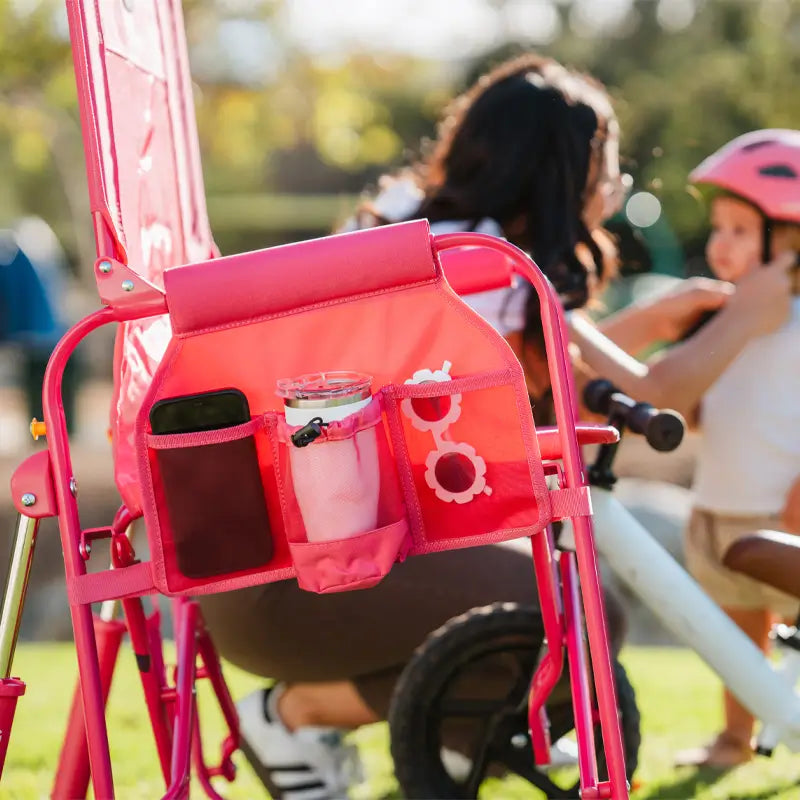 Luxury Camp Stowaway Rocker - Choice 794 - Patented Spring-Action Rocking Chair for Camping Detail