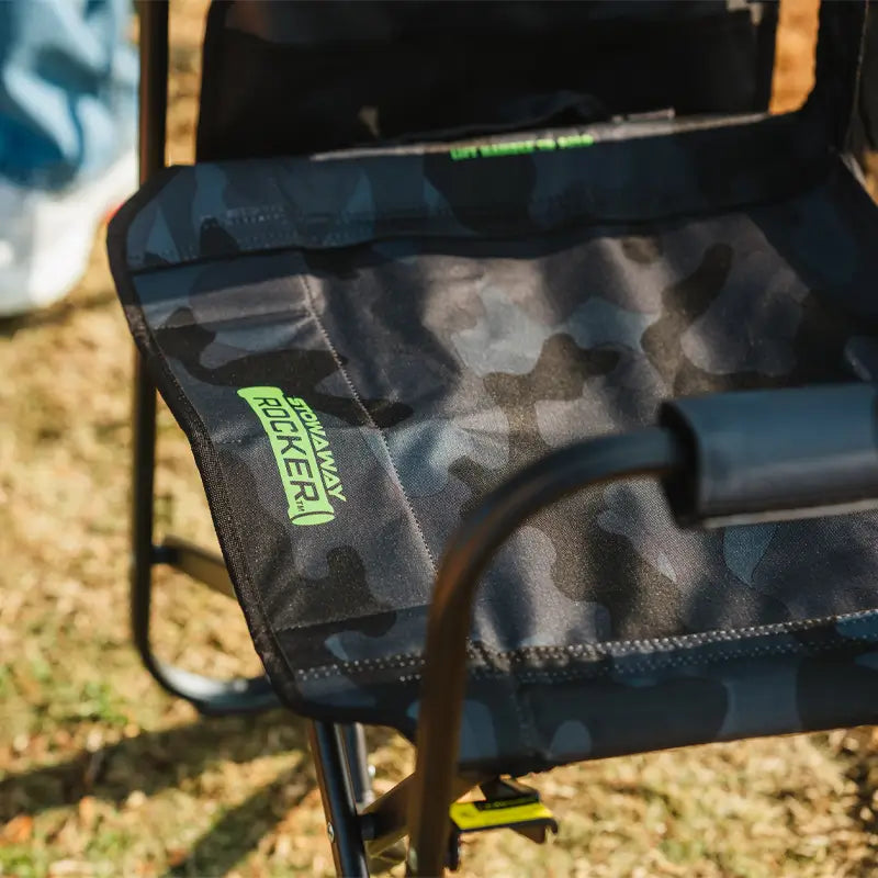 Luxury Camp Stowaway Rocker - Choice 794 - Patented Spring-Action Rocking Chair for Camping Detail