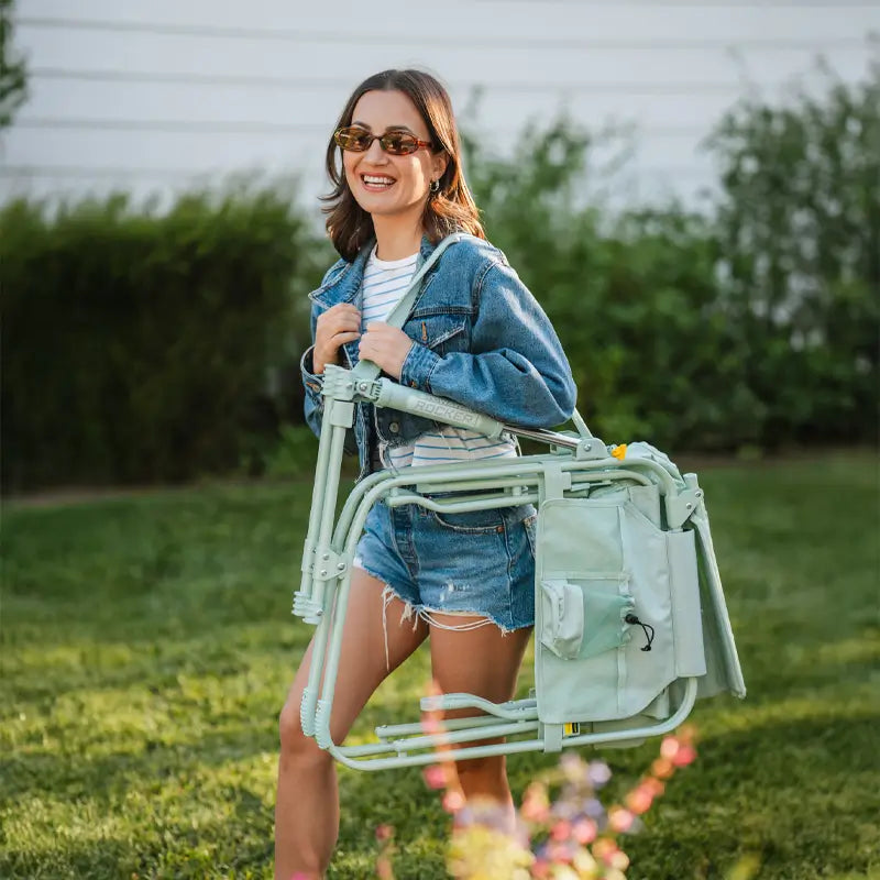 Luxury Camp Stowaway Rocker - Choice 794 - Patented Spring-Action Rocking Chair for Camping Detail