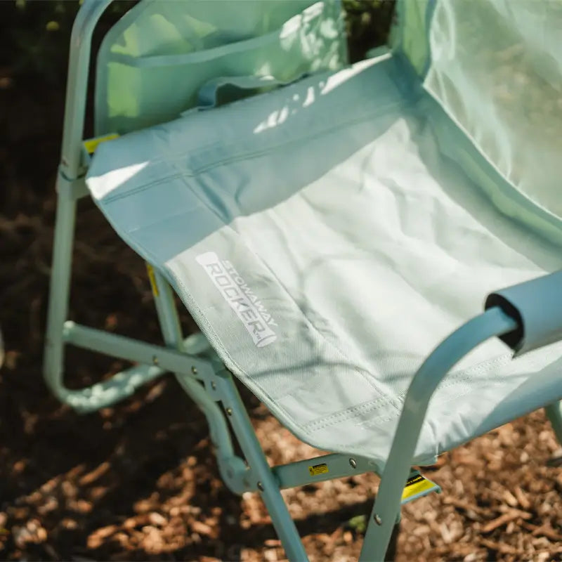 Luxury Camp Stowaway Rocker - Choice 794 - Patented Spring-Action Rocking Chair for Camping Detail
