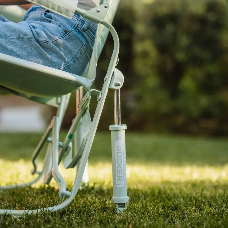 Luxury Camp Stowaway Rocker - Choice 794 - Patented Spring-Action Rocking Chair for Camping Detail