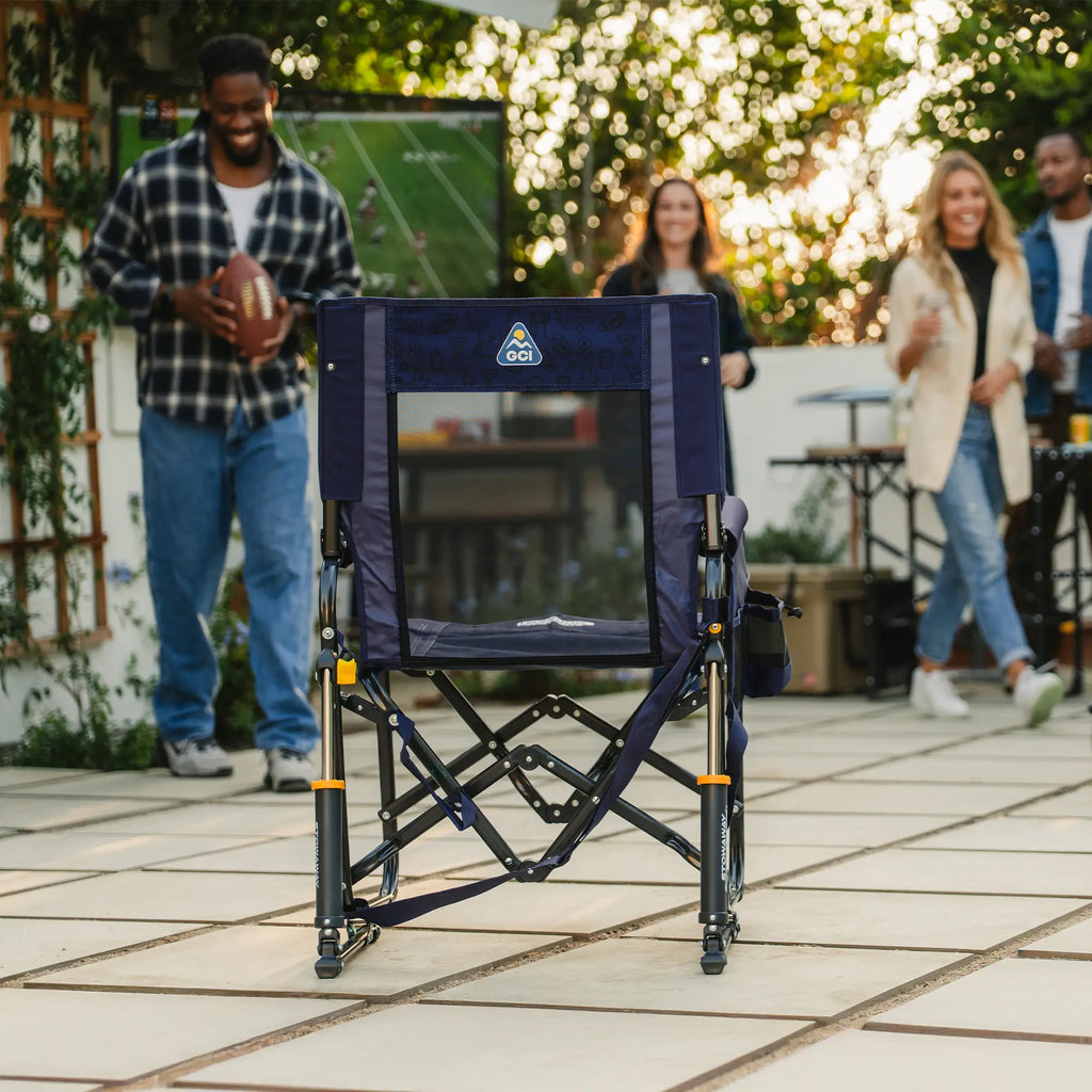 Luxury Camp Stowaway Rocker - Choice 794 - Patented Spring-Action Rocking Chair for Camping Detail