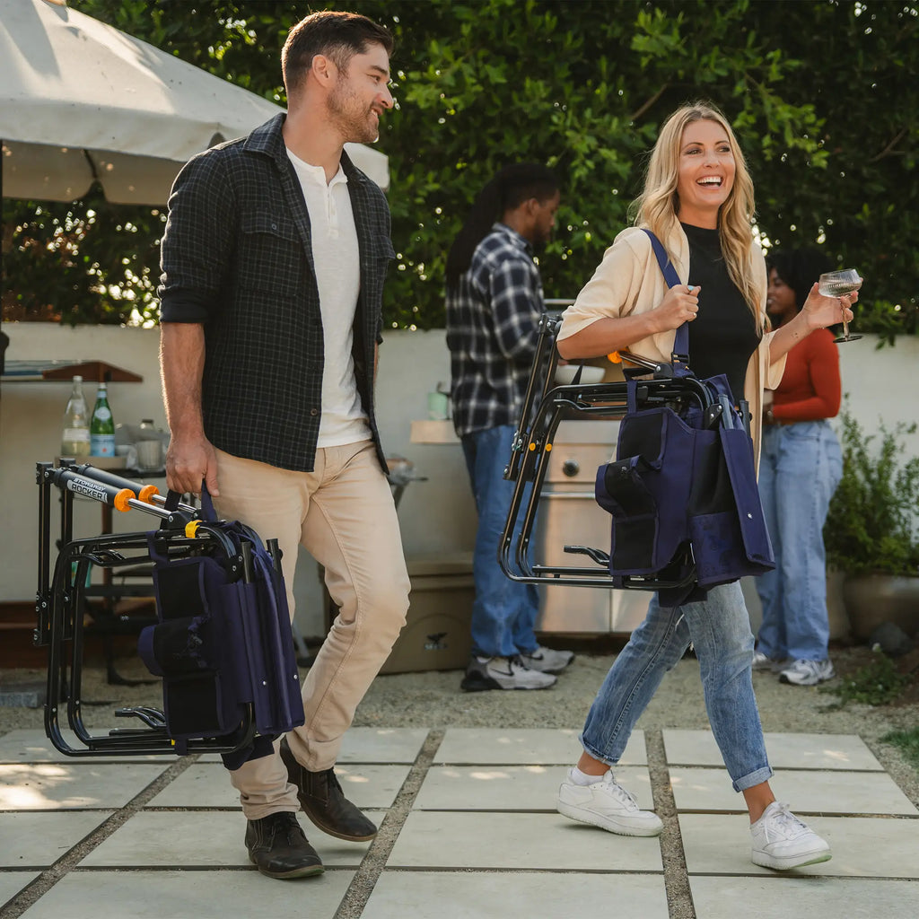 Luxury Camp Stowaway Rocker - Choice 794 - Patented Spring-Action Rocking Chair for Camping Detail