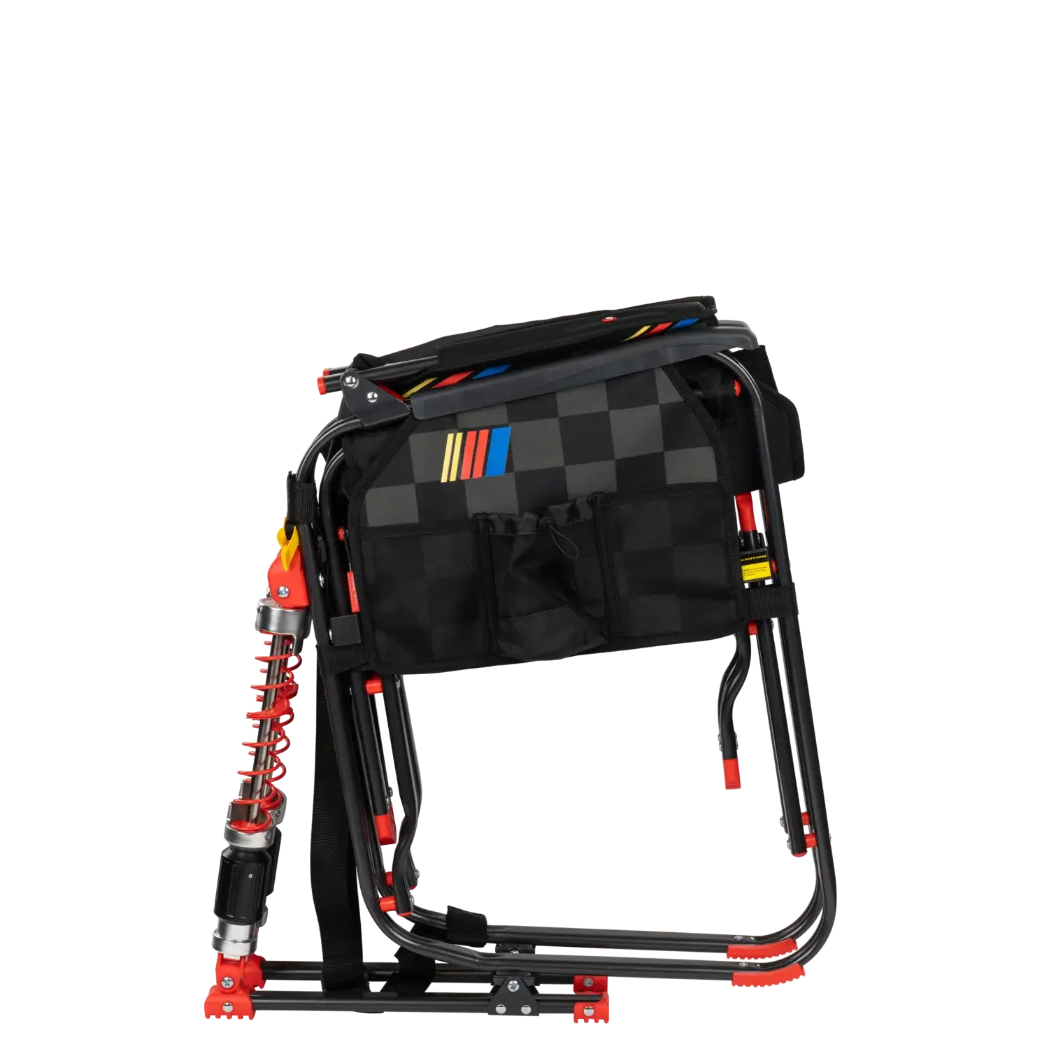 Patented Spring-Action Adjustable Rocker - NASCAR - Choice 899 - Heavy-Duty Kickback Rocker with Beverage Holder Detail